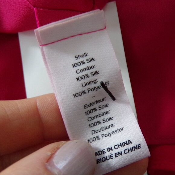 Cinq a sept silk ruffle dress 4 - Picture 12 of 13